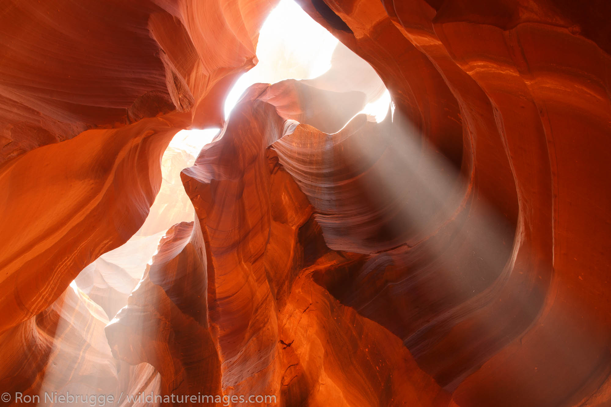 Upper Antelope Slot Canyon on Navajo land, Page, Arizona.
