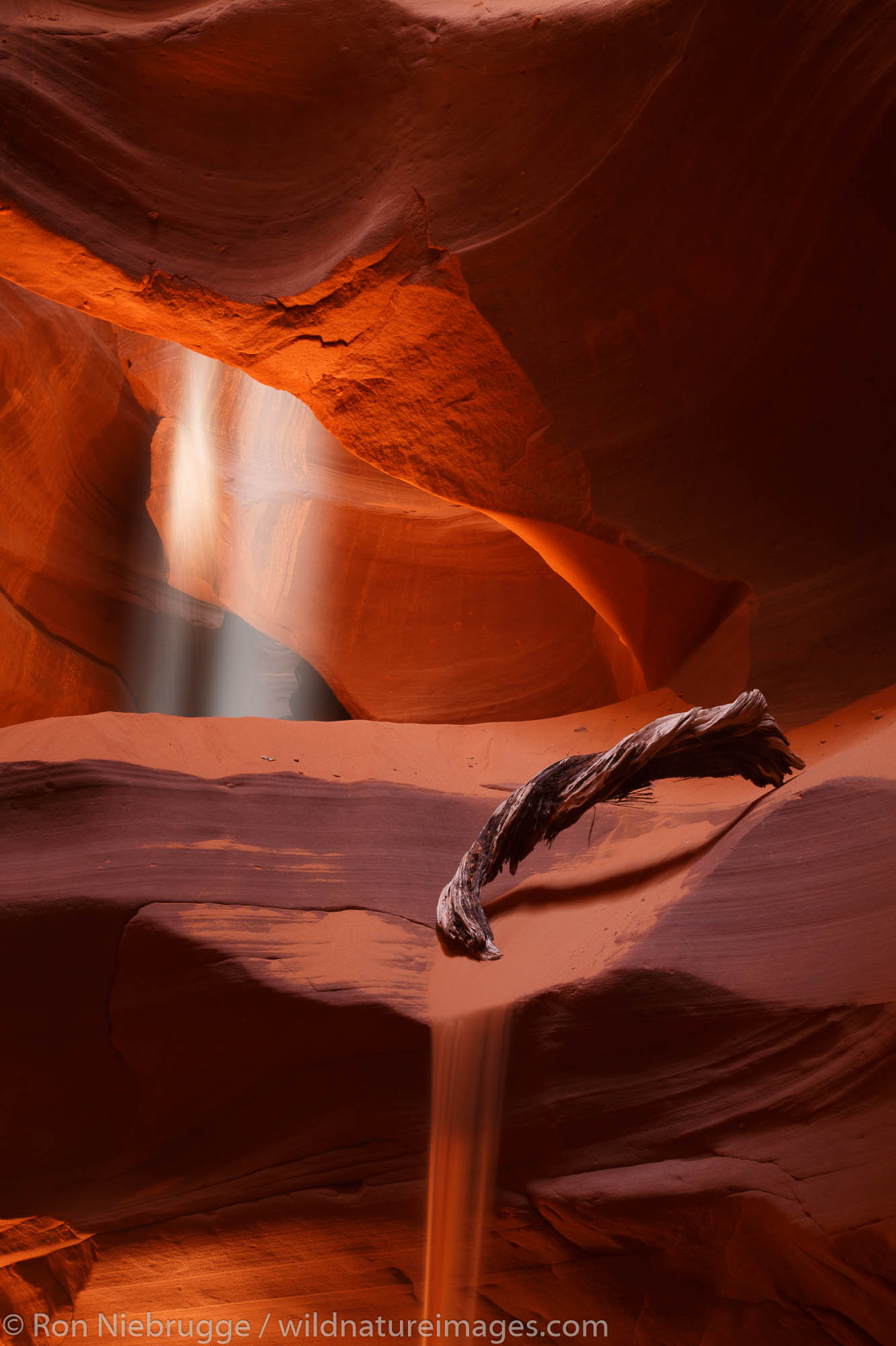 Upper Antelope Slot Canyon on Navajo land, Page, Arizona.