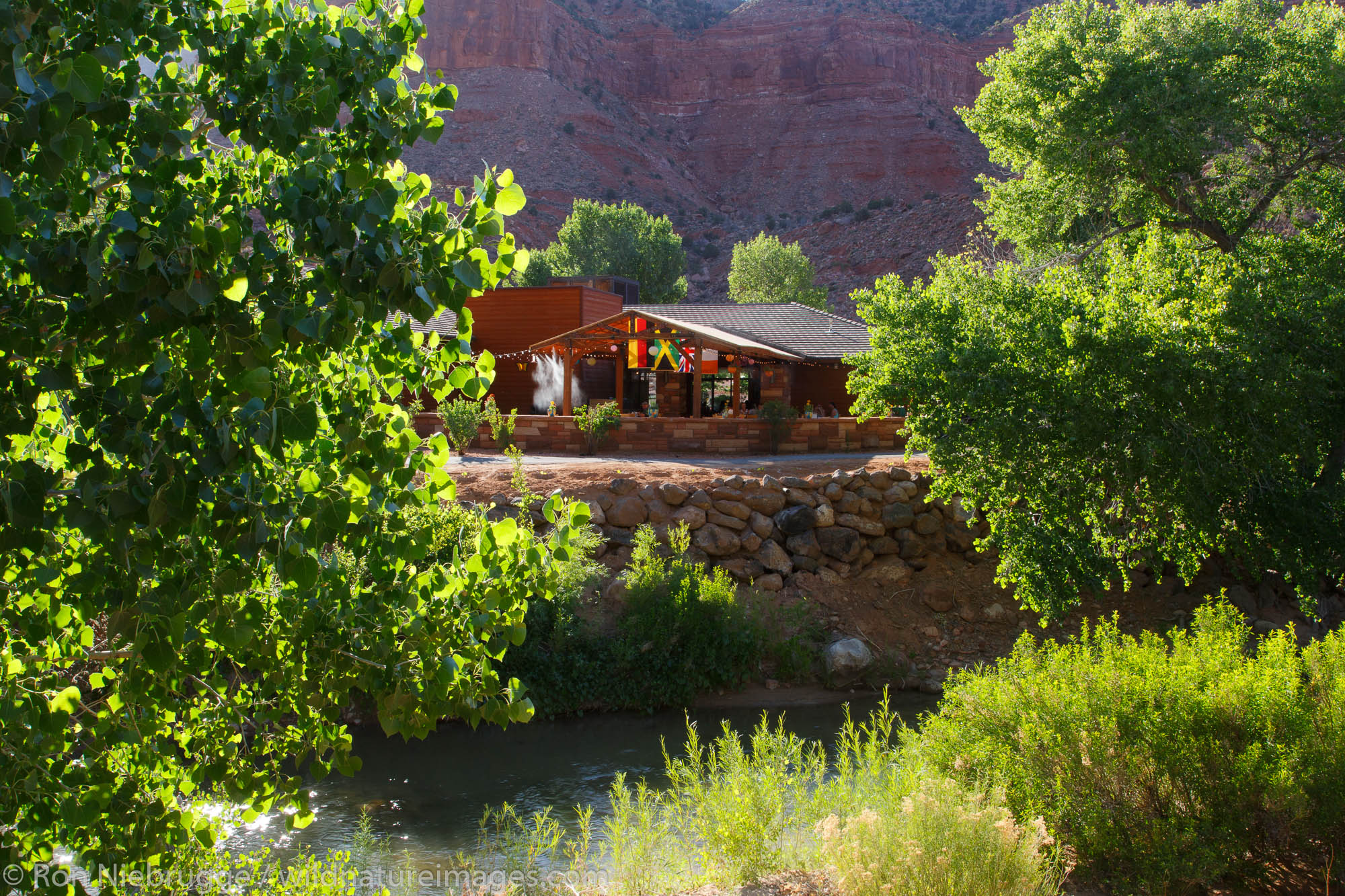 Zion Brewery, Springdale at the entrance to Zion National Park, Utah.
