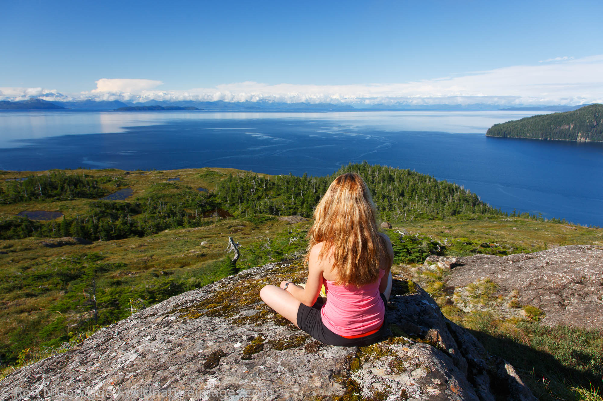 Hiking on Knight Island, Prince William Sound, Chugach National Forest, Alaska