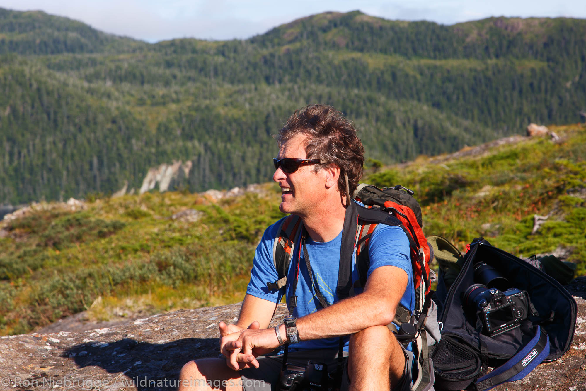 Hiking on Knight Island, Prince William Sound, Chugach National Forest, Alaska