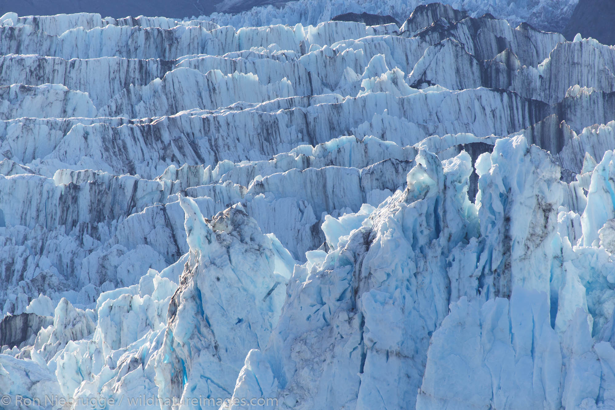 Surprise Glacier, Harriman Fjord, Prince William Sound, Chugach National Forest, Alaska.