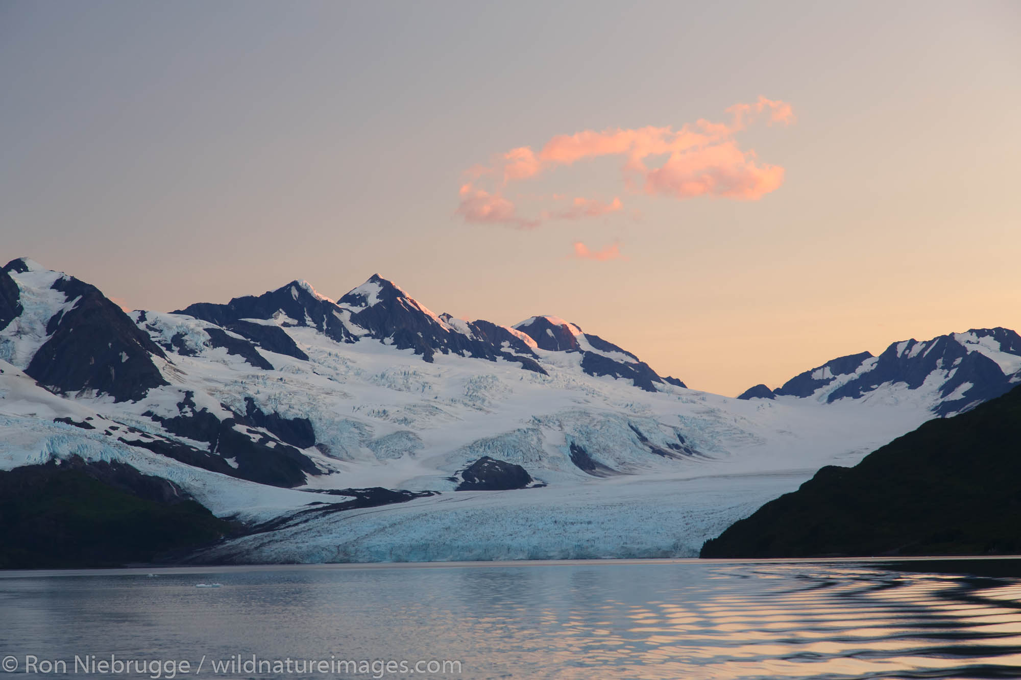 Harriman Glacier and Fjord, Prince William Sound, Chugach National Forest, Alaska.