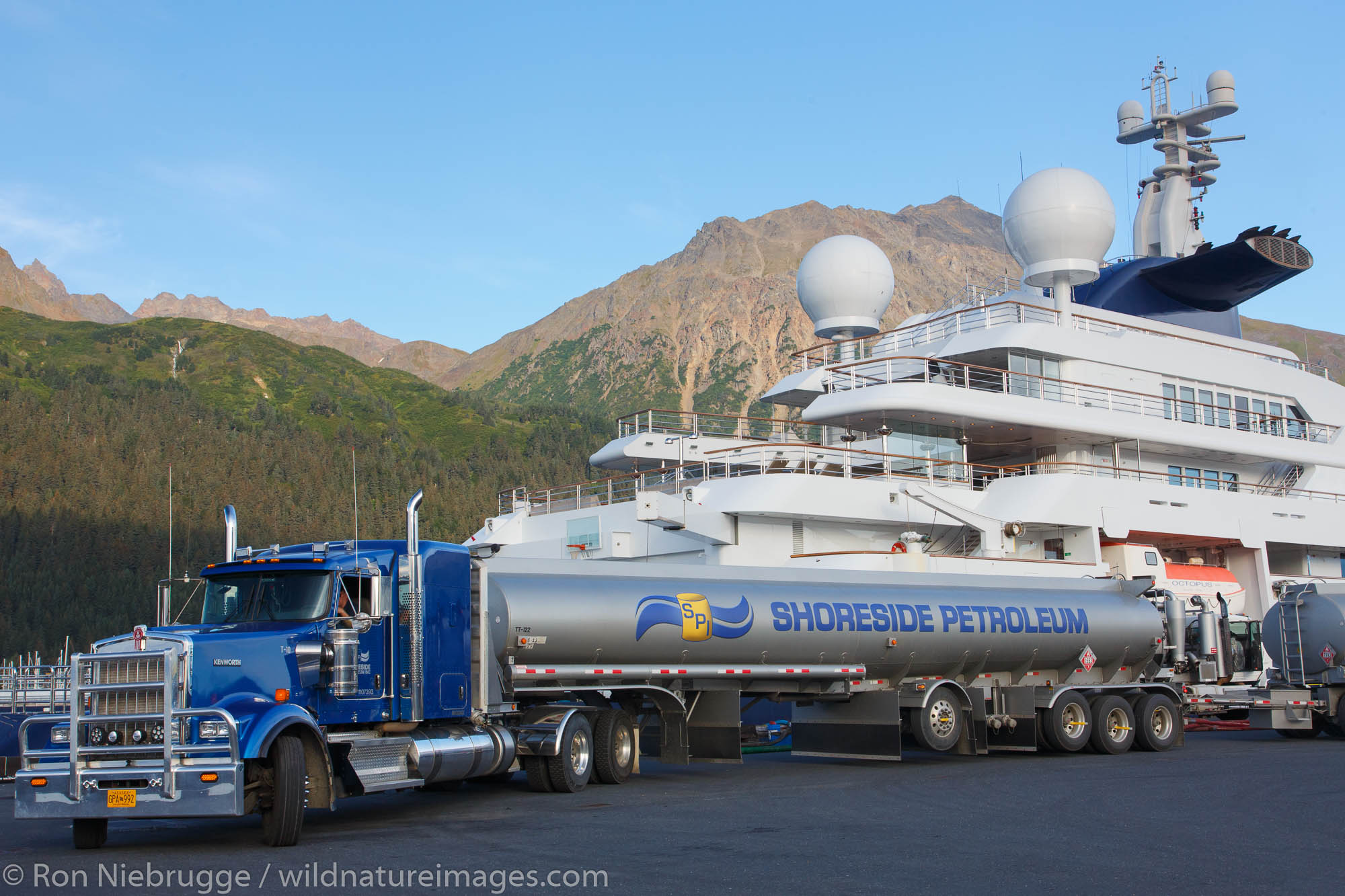 Shoreside Petroleum fueling the Octopus, Seward, Alaska.