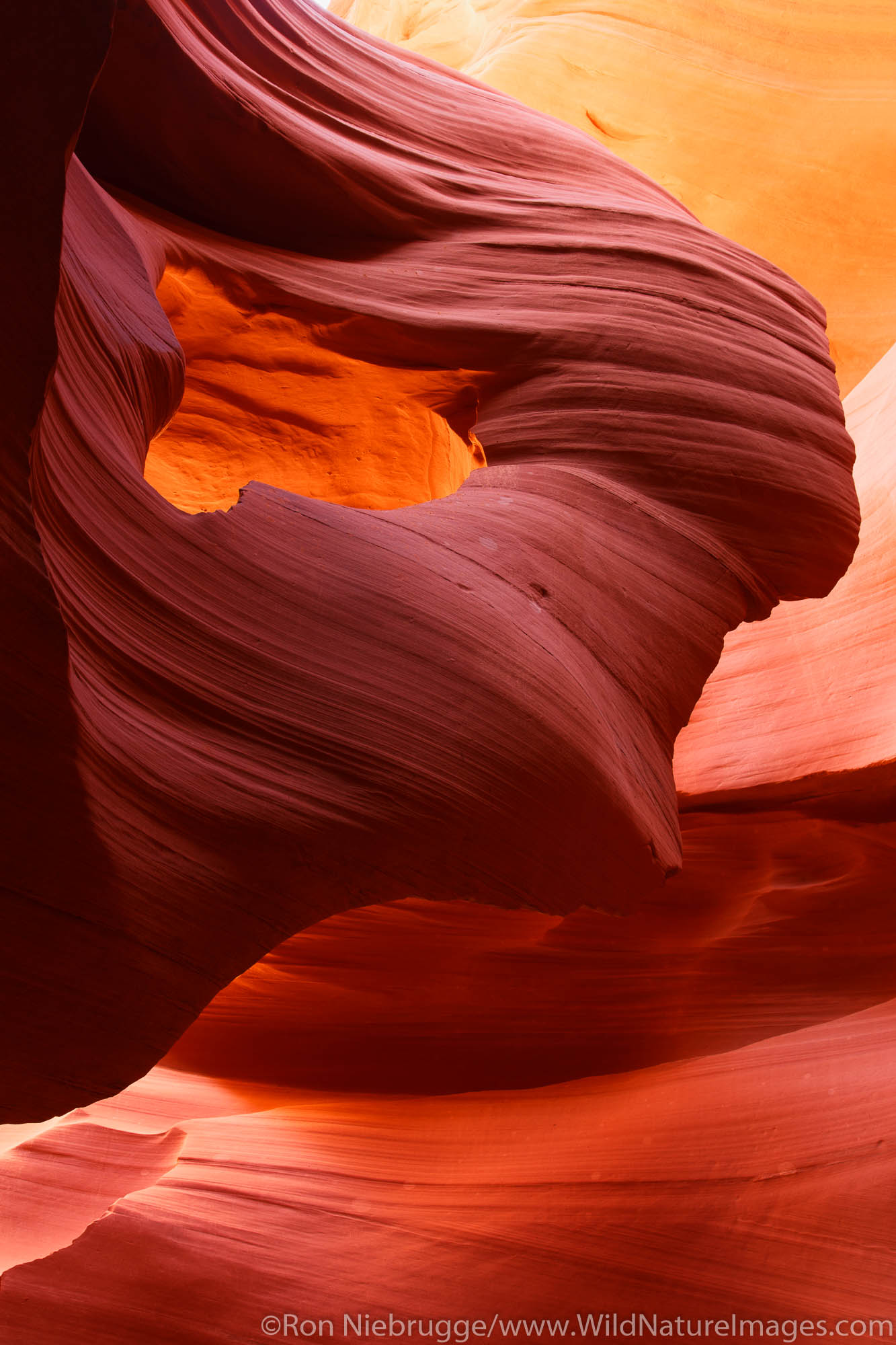 Lower Antelope Slot Canyon, Navajo Parkland, Page, Arizona.