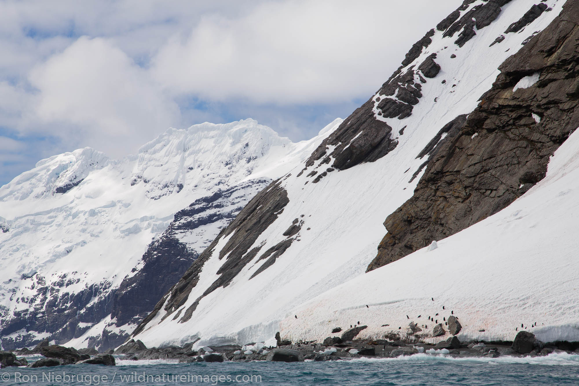 Point Wild, Elephant Island, Antarctica.  This is the desolate location where Shackelton left his men as he a a few others left...