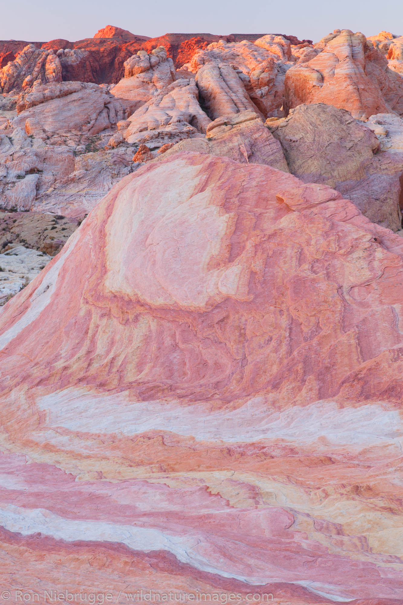 Colorful sandstone, Valley of Fire State Park, near Las Vegas, Nevada.