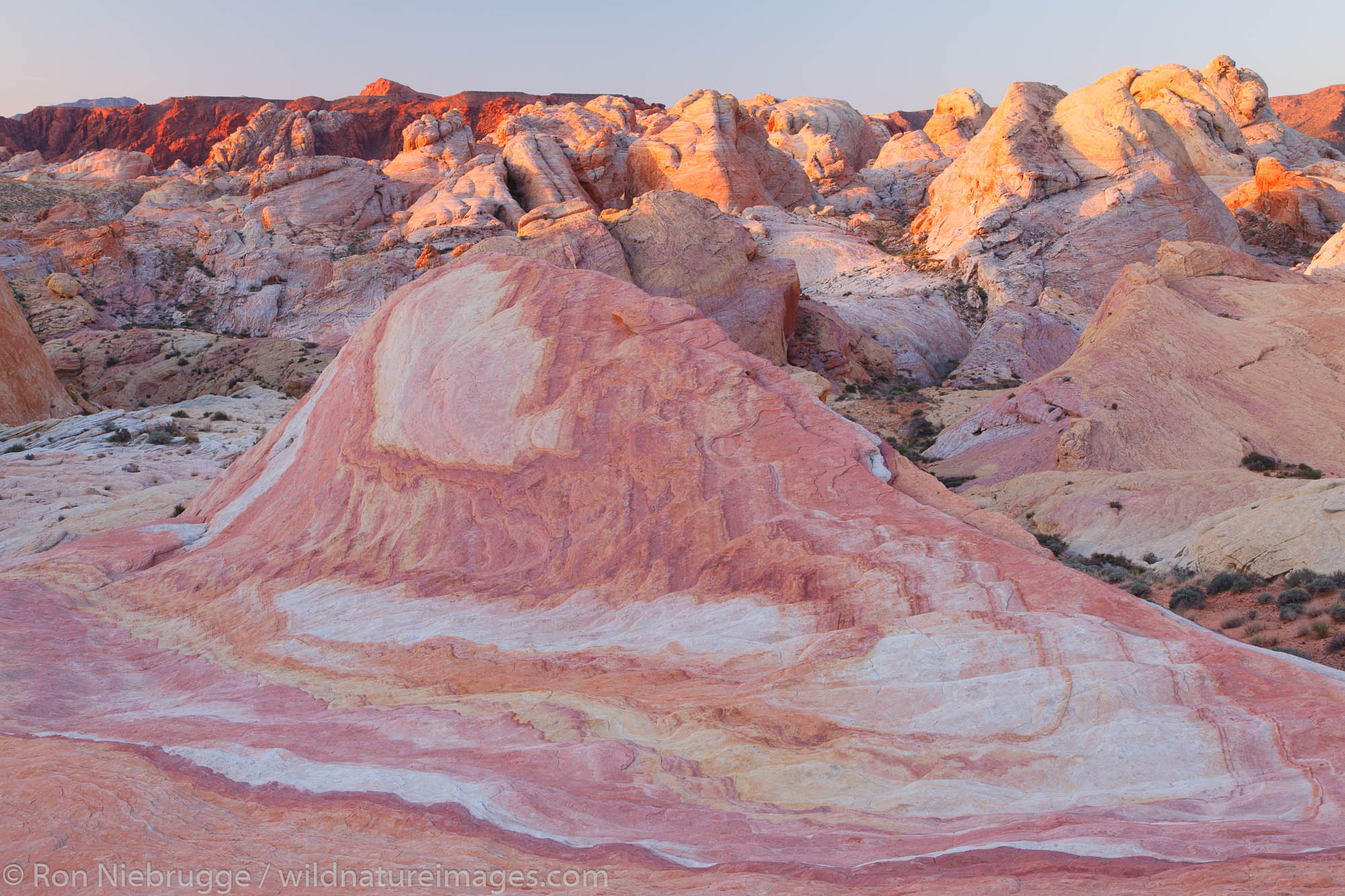 Colorful sandstone, Valley of Fire State Park, near Las Vegas, Nevada.