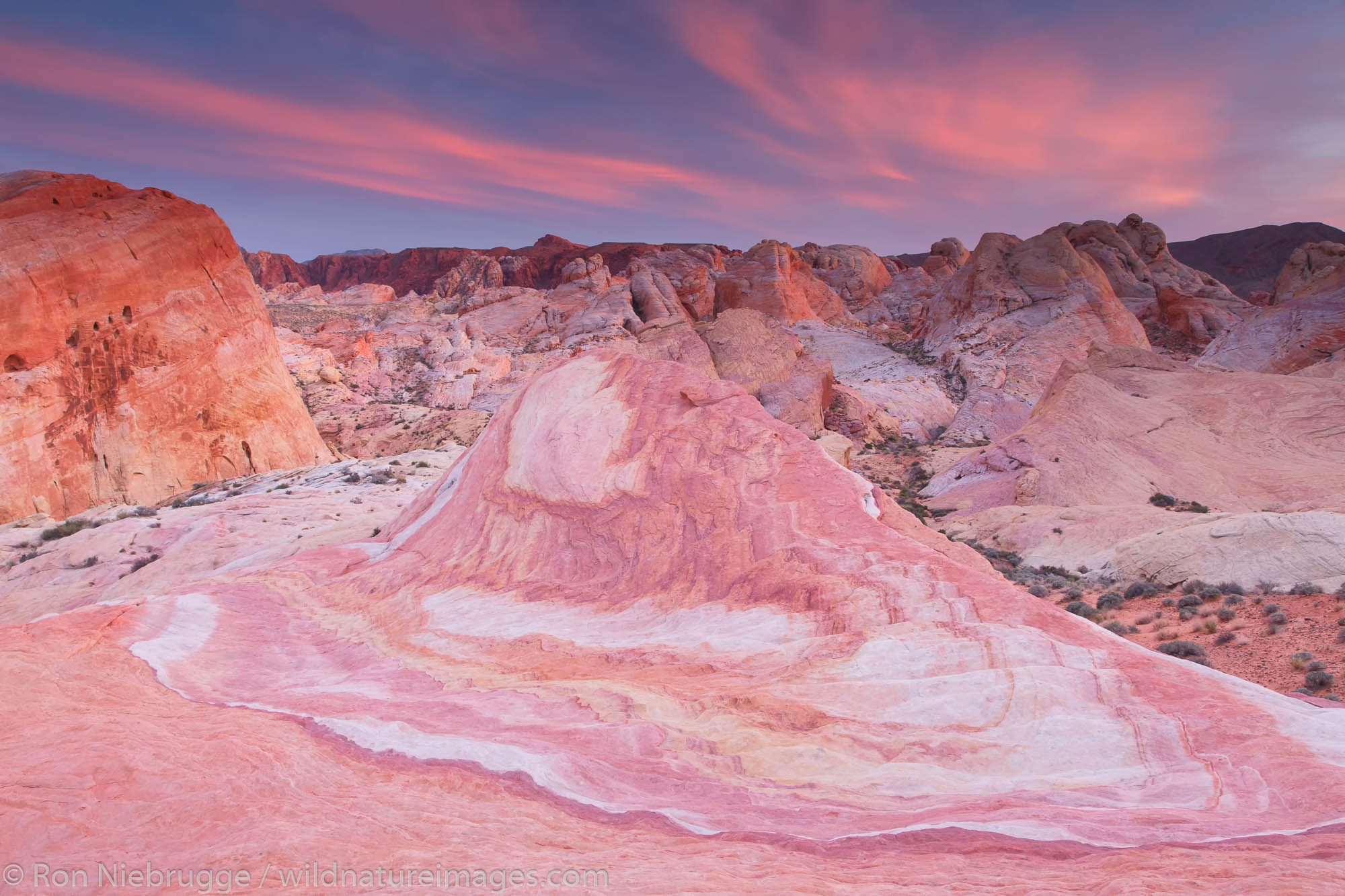 Colorful sandstone, Valley of Fire State Park, near Las Vegas, Nevada.