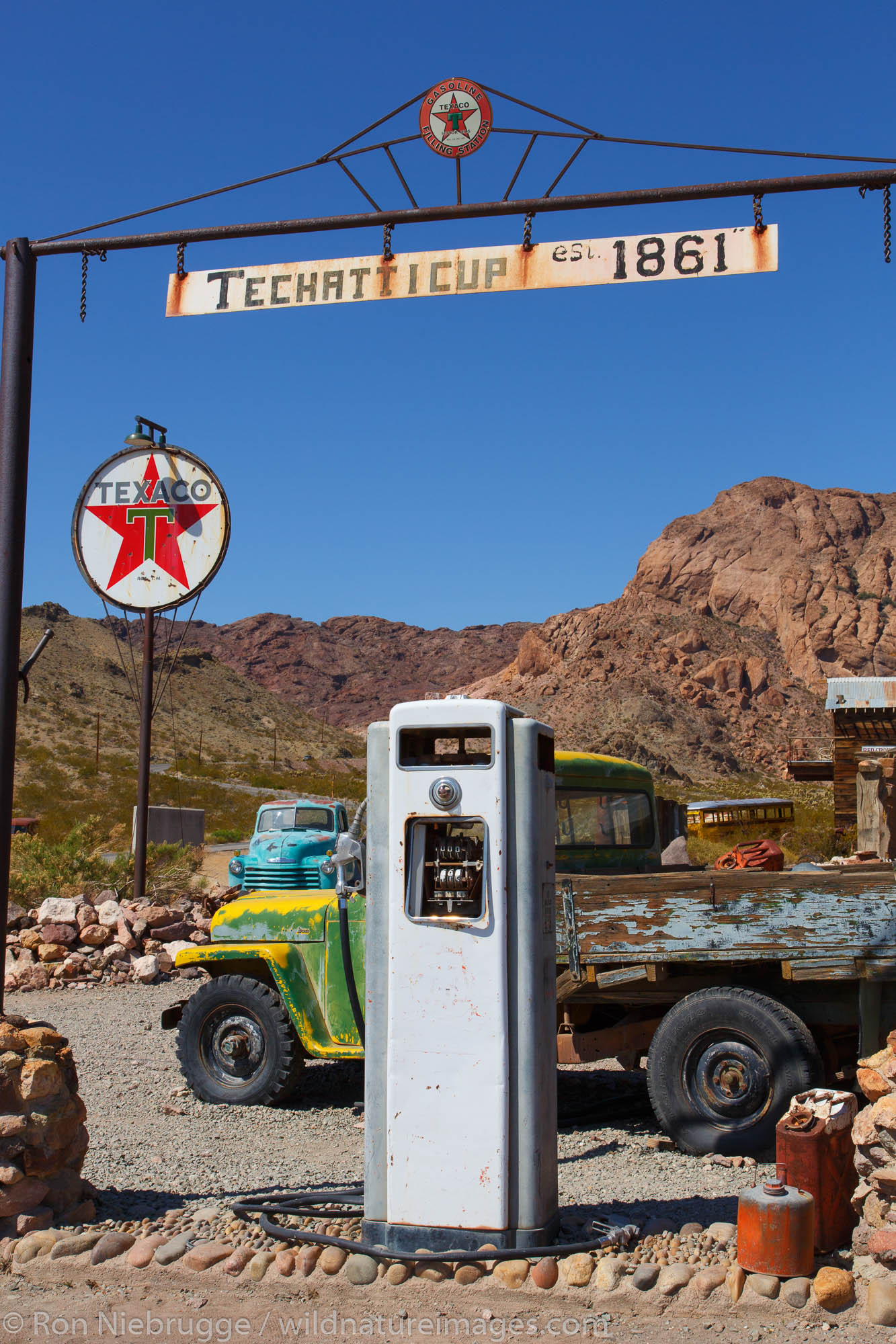 Techatticup ghost town and gold mine, Las Vegas, Nevada.