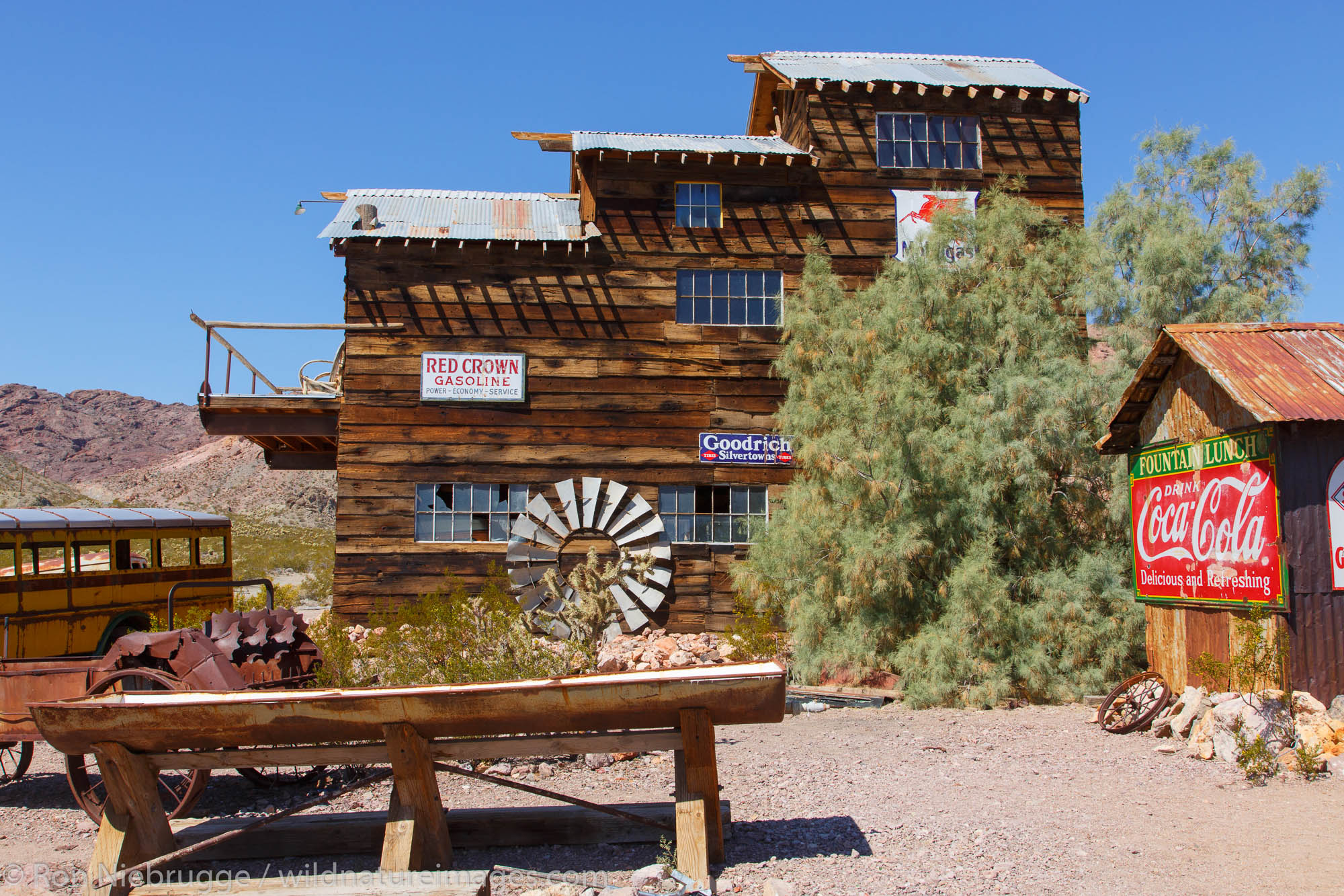 Techatticup ghost town and gold mine, Las Vegas, Nevada.