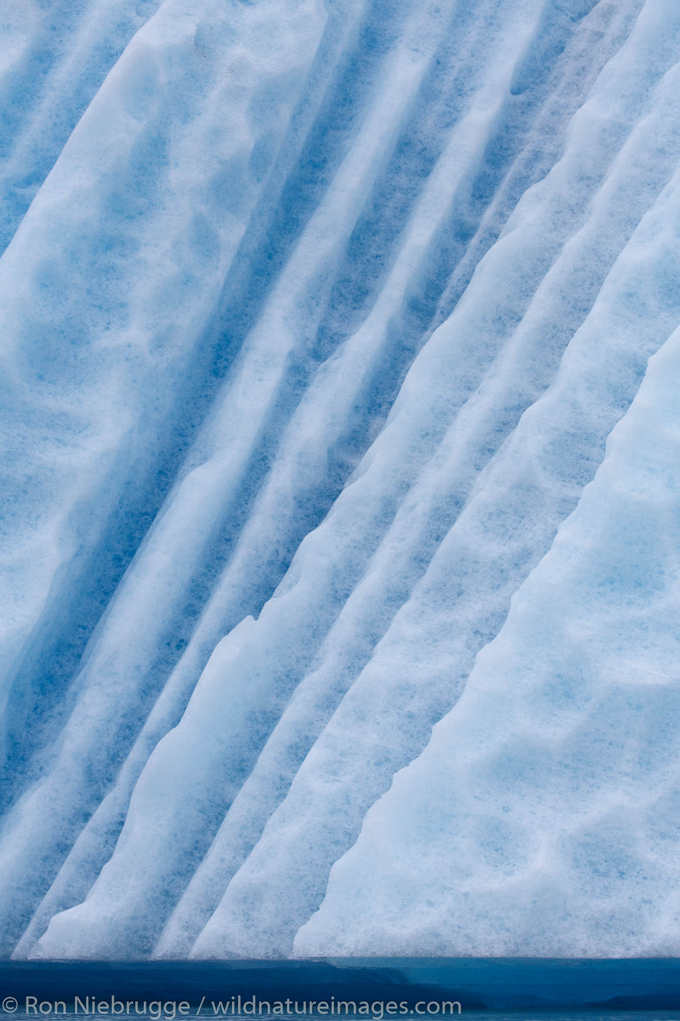 Icebergs in Bear Glacier Lagoon, Kenai Fjords National Park, near Seward, Alaska