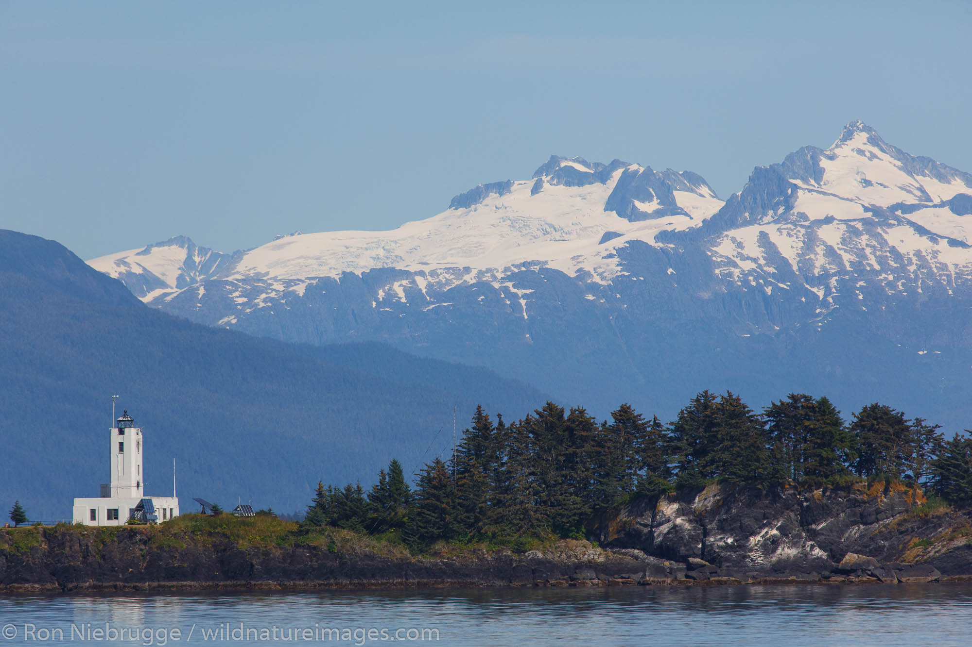 Five Finger Lighthouse, Frederick Sound, Tongass National Forest, Alaska.