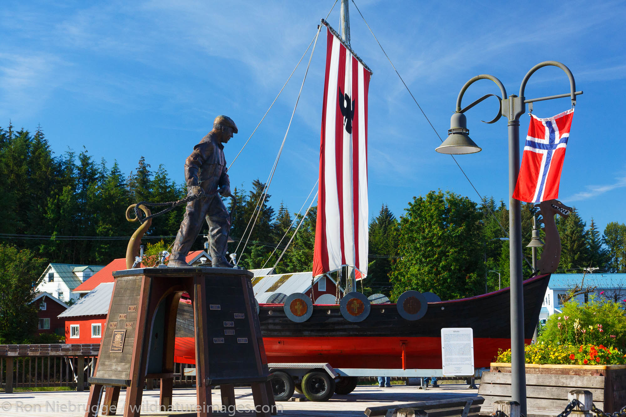 Fisherman's Memorial Park, Petersburg, Alaska.