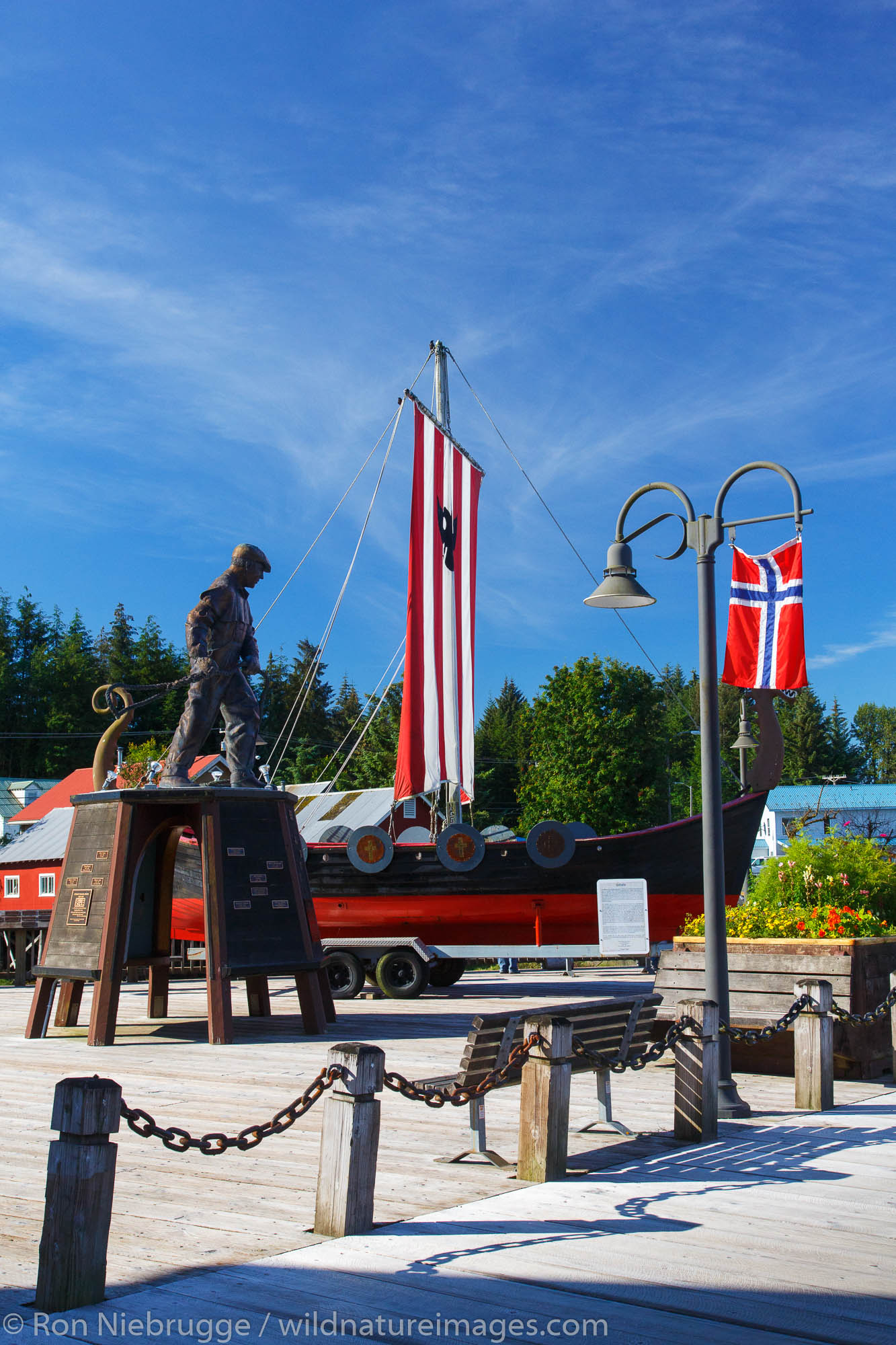 Fisherman's Memorial Park, Petersburg, Alaska.