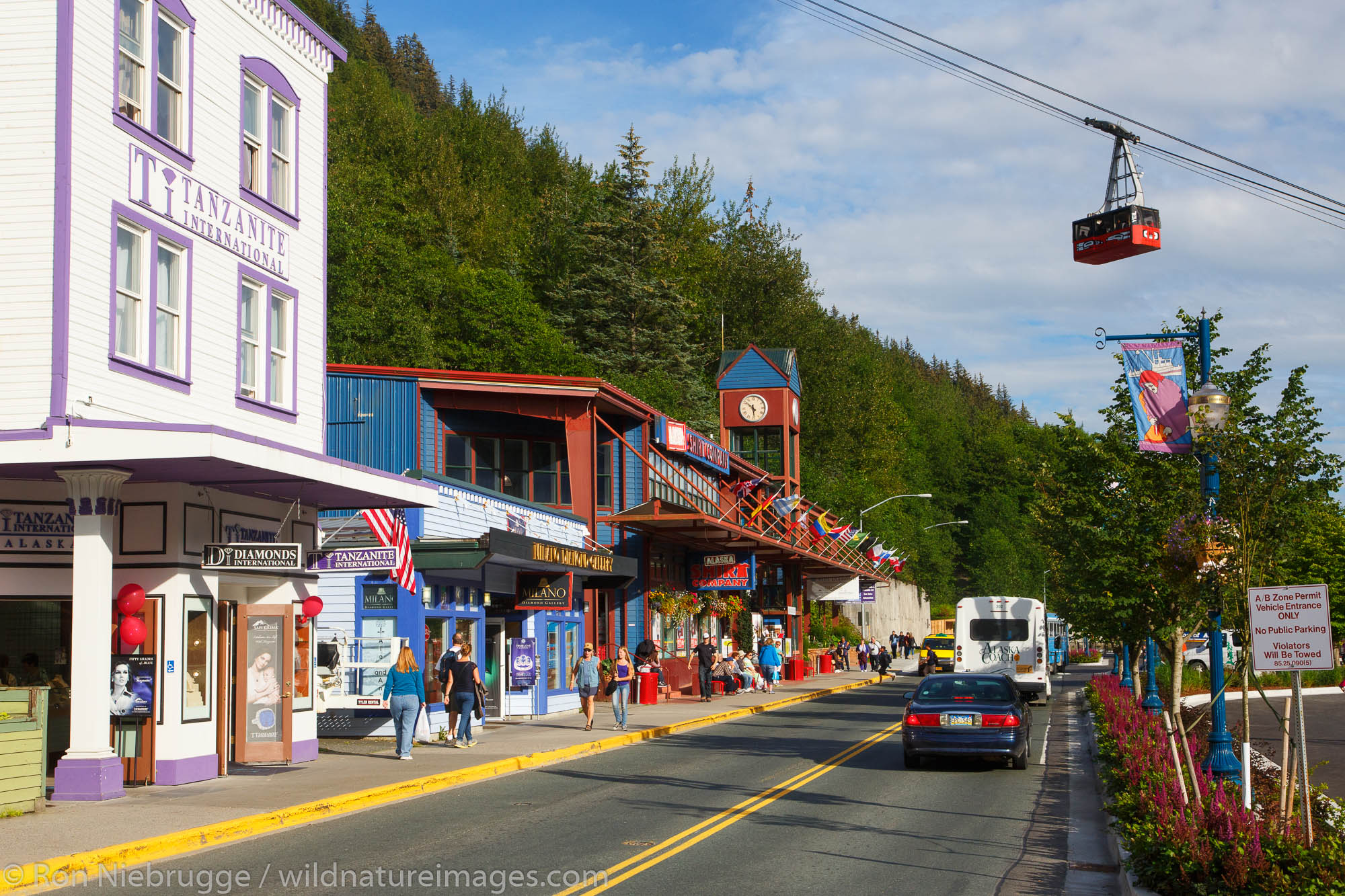 Downtown Juneau, Alaska.