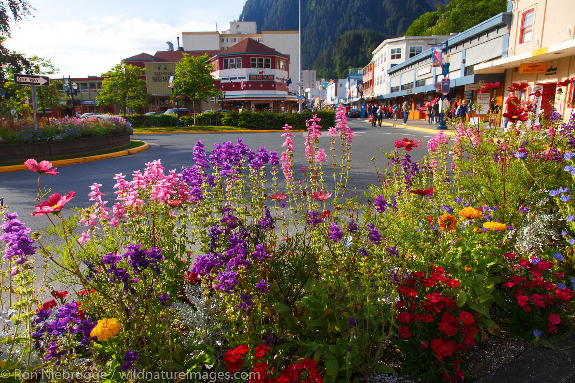 Downtown Juneau, Alaska.