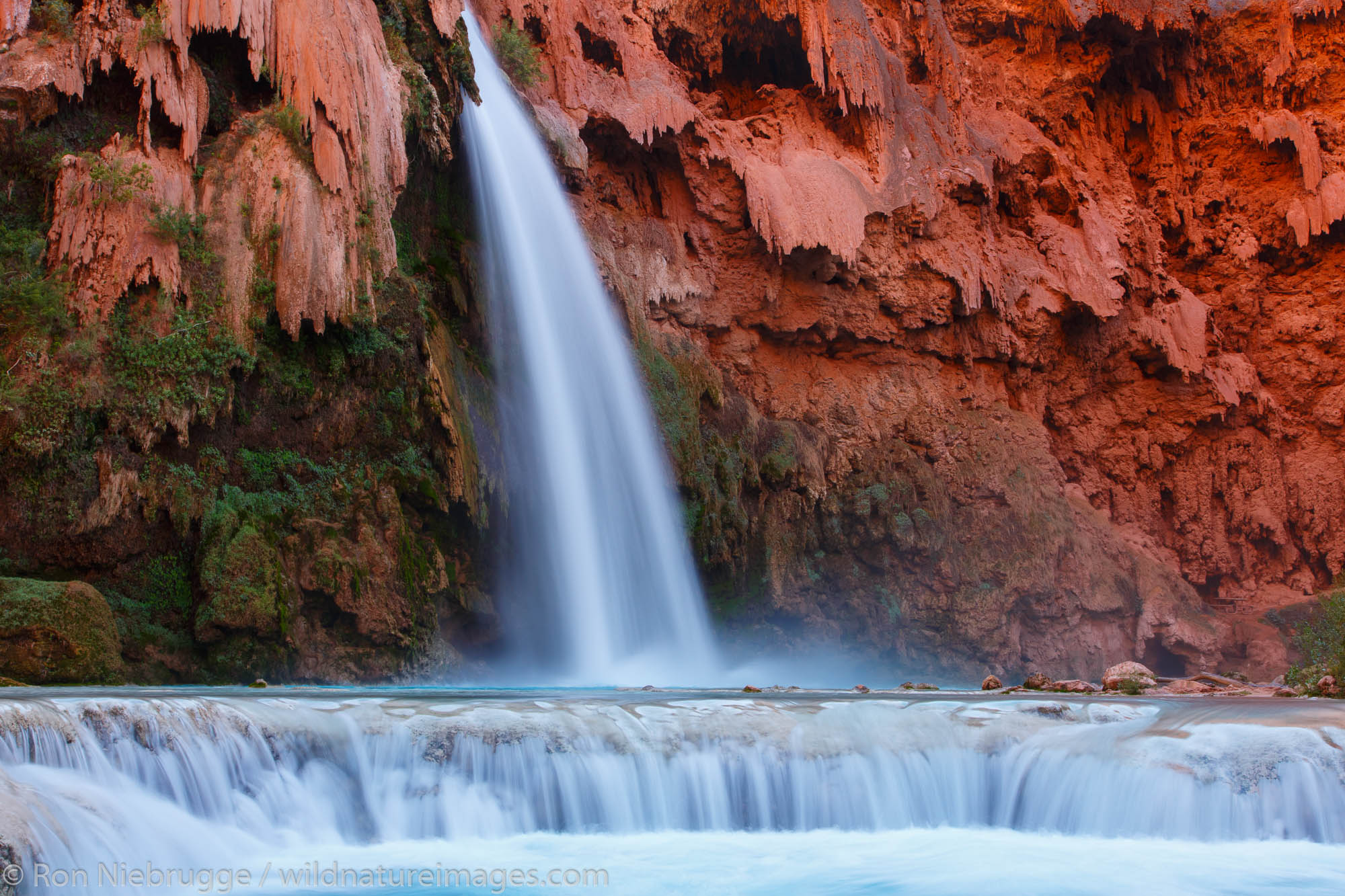 Havasu Falls, Havasupai Indian Reservation, Grand Canyon, Arizona.