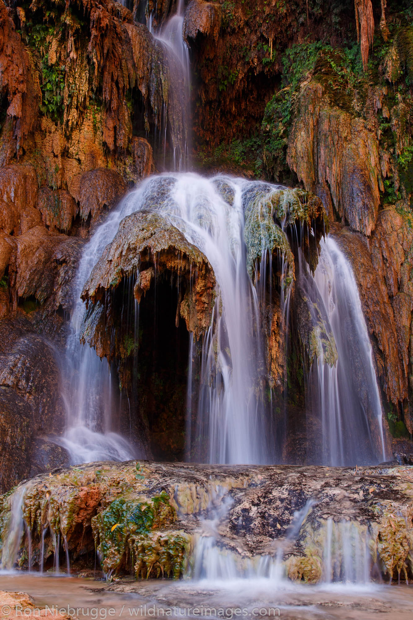 Navajo Falls, Havasupai Indian Reservation, Grand Canyon, Arizona.