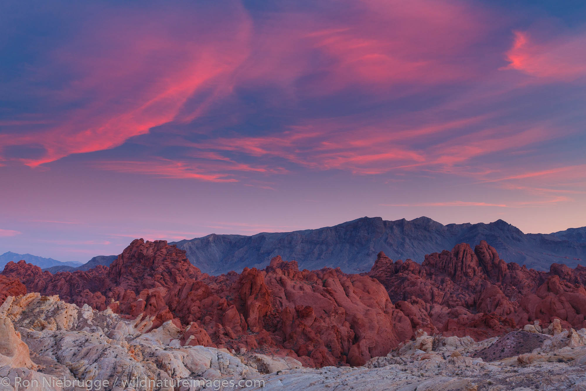 Silica Dome, Valley of Fire State Park, near Las Vegas, Nevada.