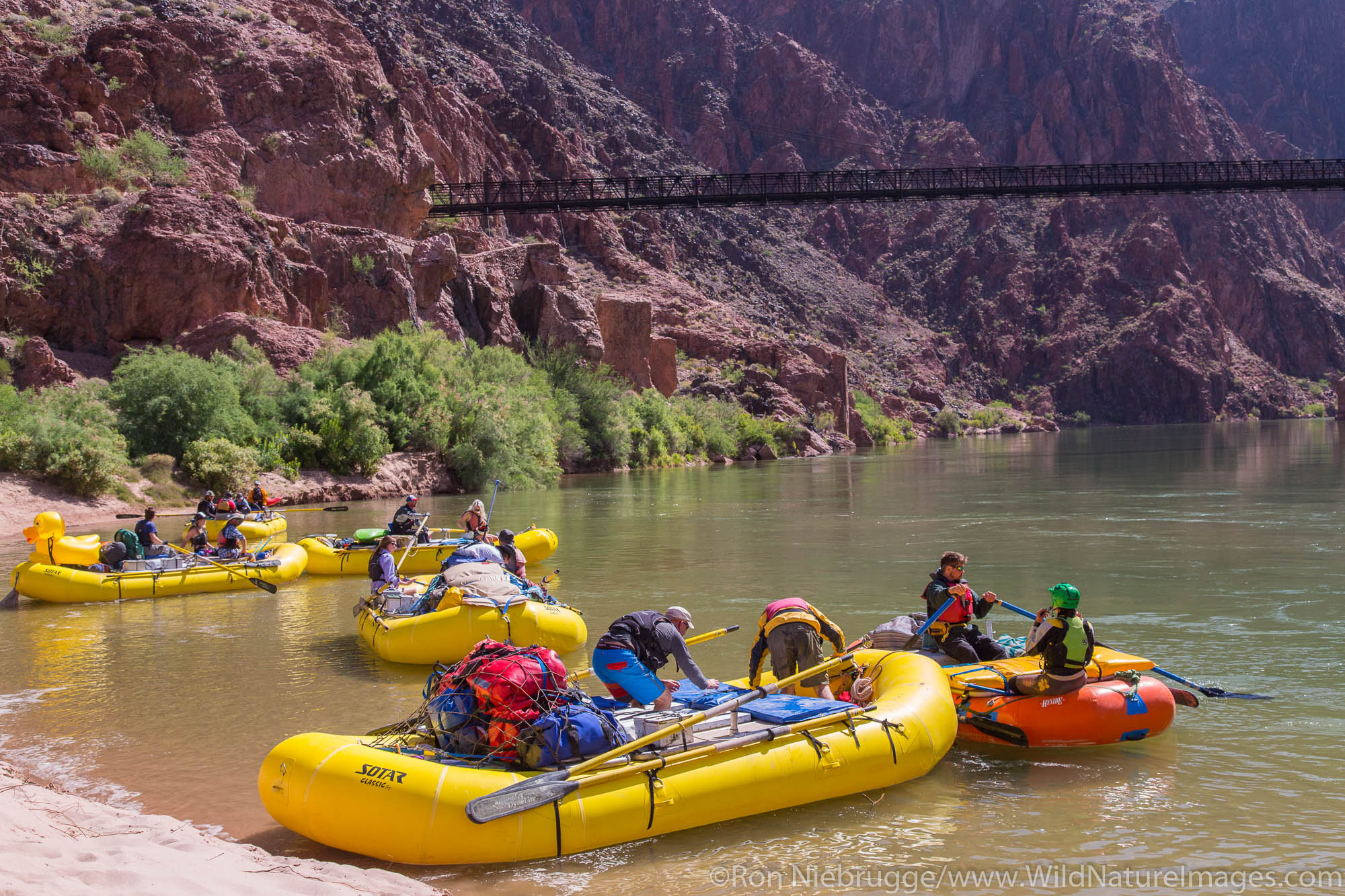 Rafting on the Colorado River, Grand Canyon National Park, Arizona.