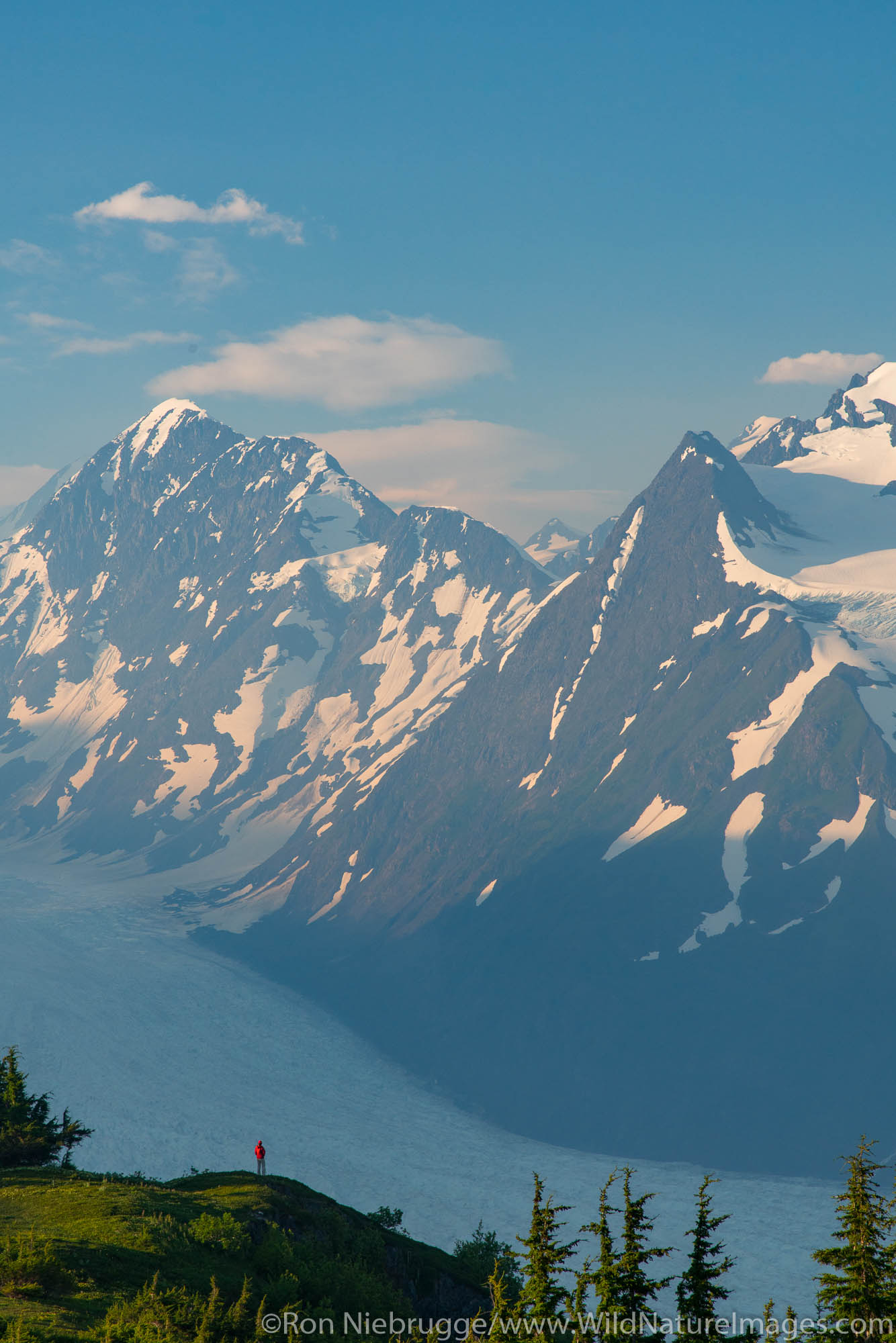 Backpacking trip to the Spencer Glacier Bench, Chugach National Forest, Alaska.