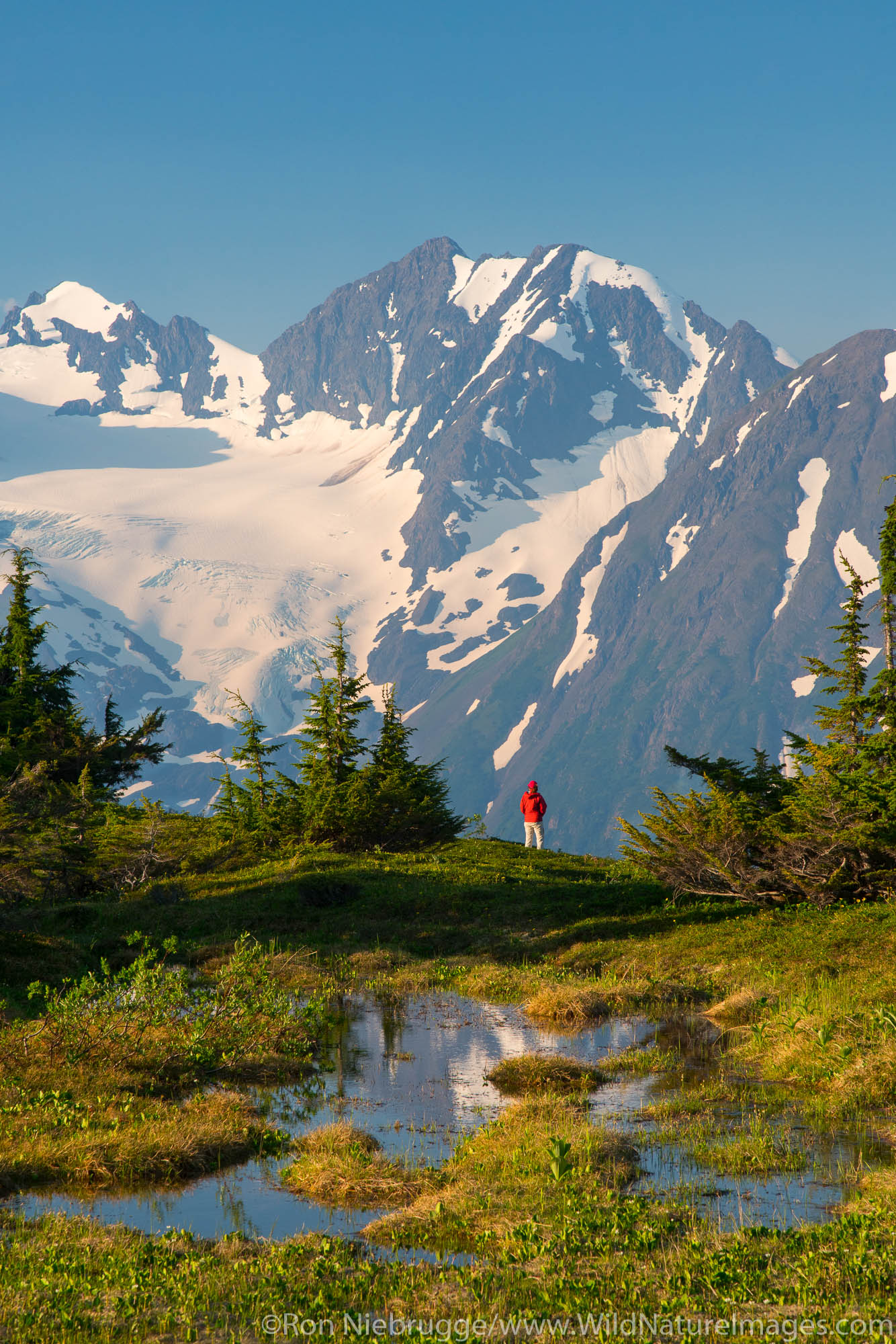 Backpacking trip to the Spencer Glacier Bench, Chugach National Forest, Alaska.