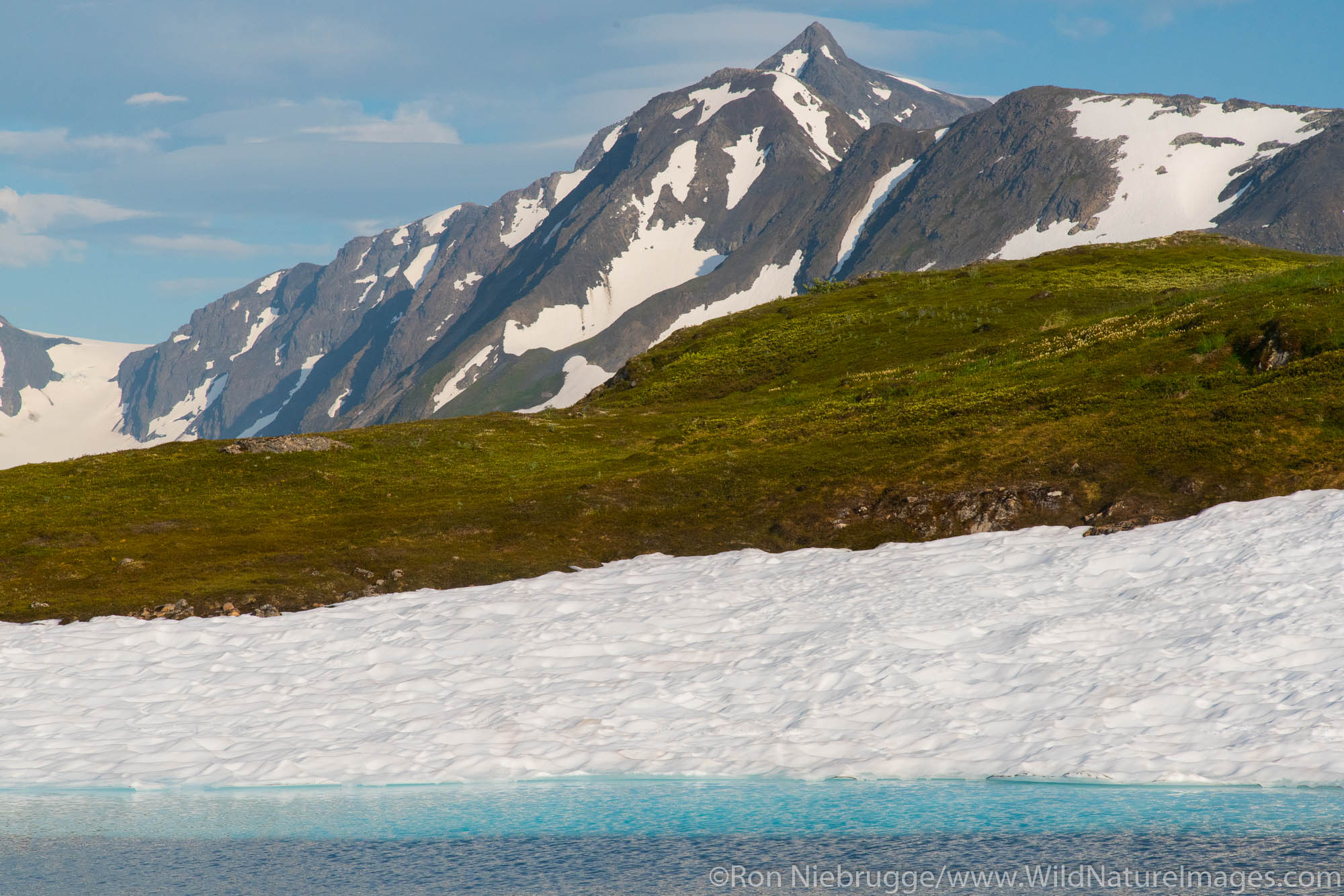 Spencer Glacier Bench, Chugach National Forest, Alaska.