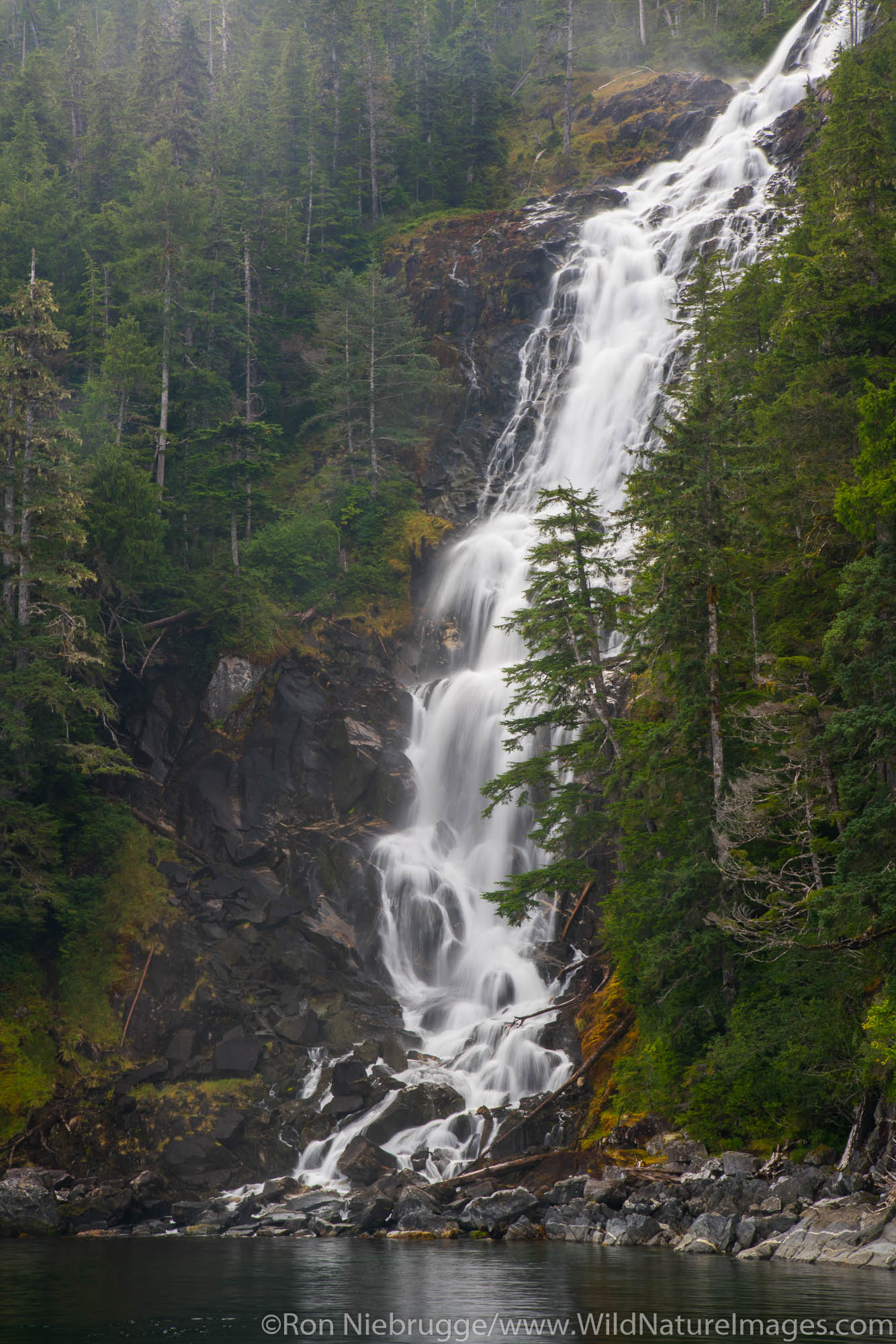 Kasnyku Falls, Tongass National Forest, Alaska.