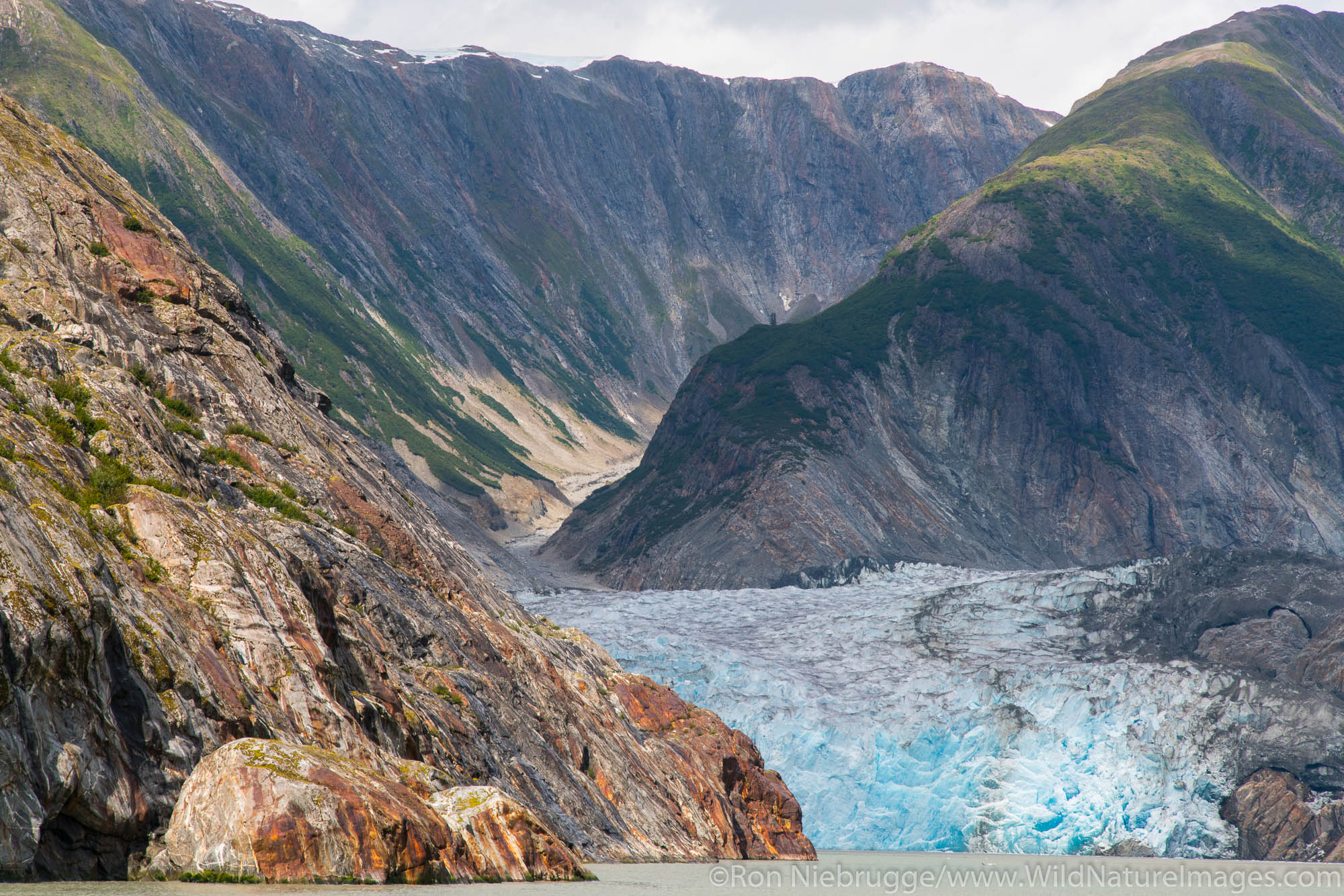 At the North Sawyer Glacier, Tracy Arm, Tongass National Forest, Alaska.