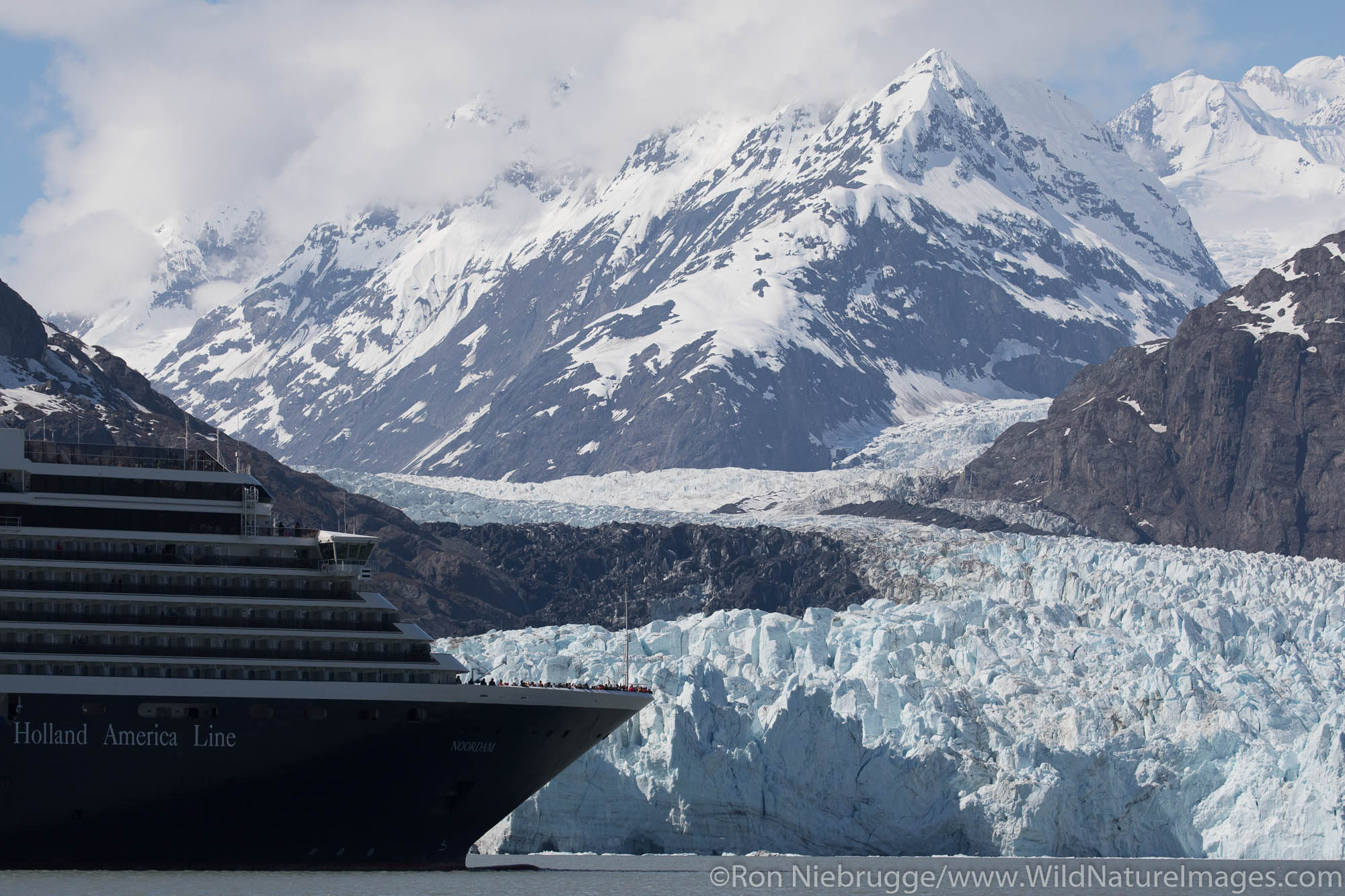 Cruise Ship Glacier Bay National Park, Alaska. Photos by Ron Niebrugge