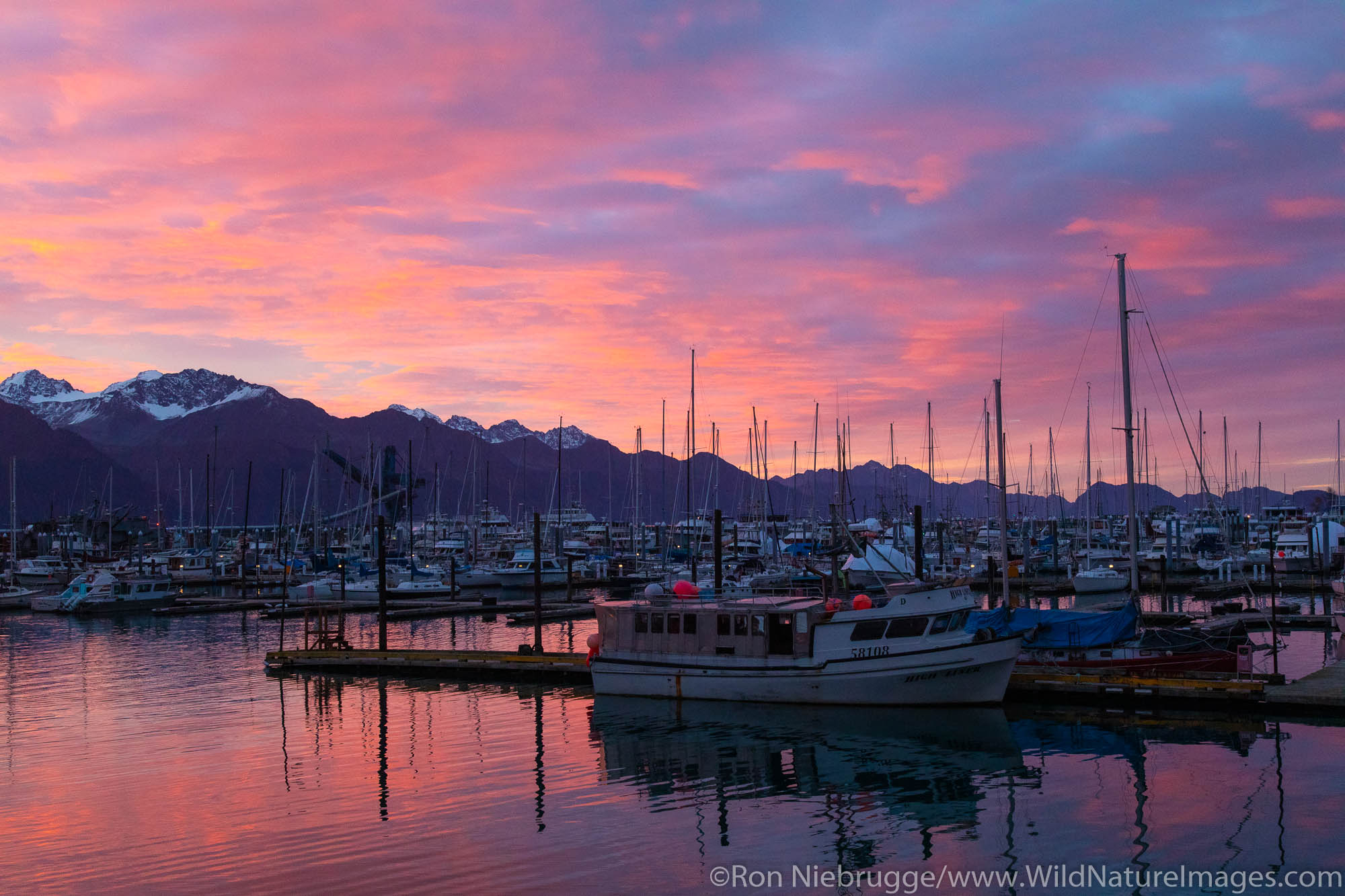 Seward Small Boat Harbor, Seward, Alaska.