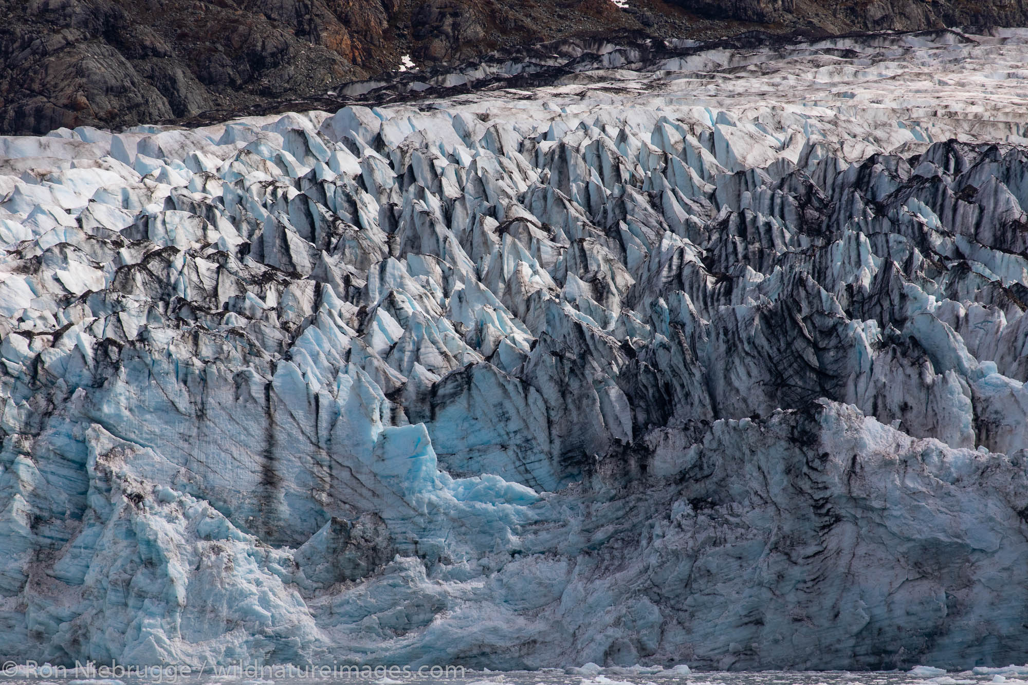 Lamplugh Glacier, Glacier Bay National Park, Alaska.