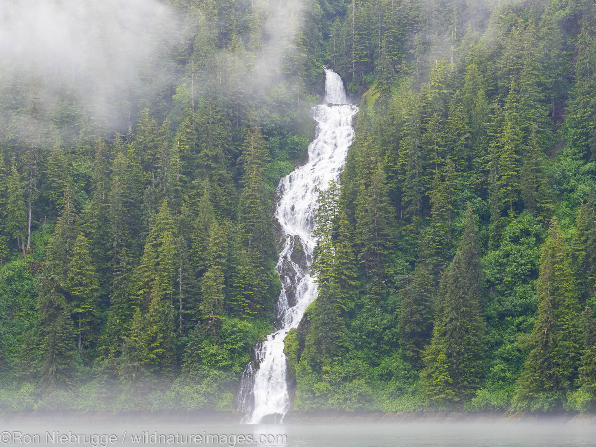 Waterfall, Tongass National Forest, Alaska.