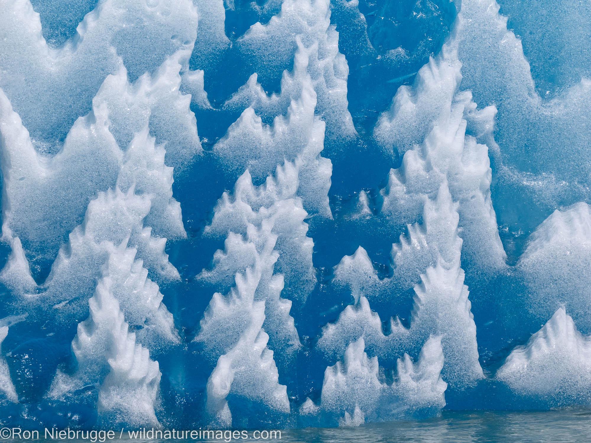 Unique Iceberg from Sawyer Glacier, Tracy Arm, Tongass National Forest, Alaska.