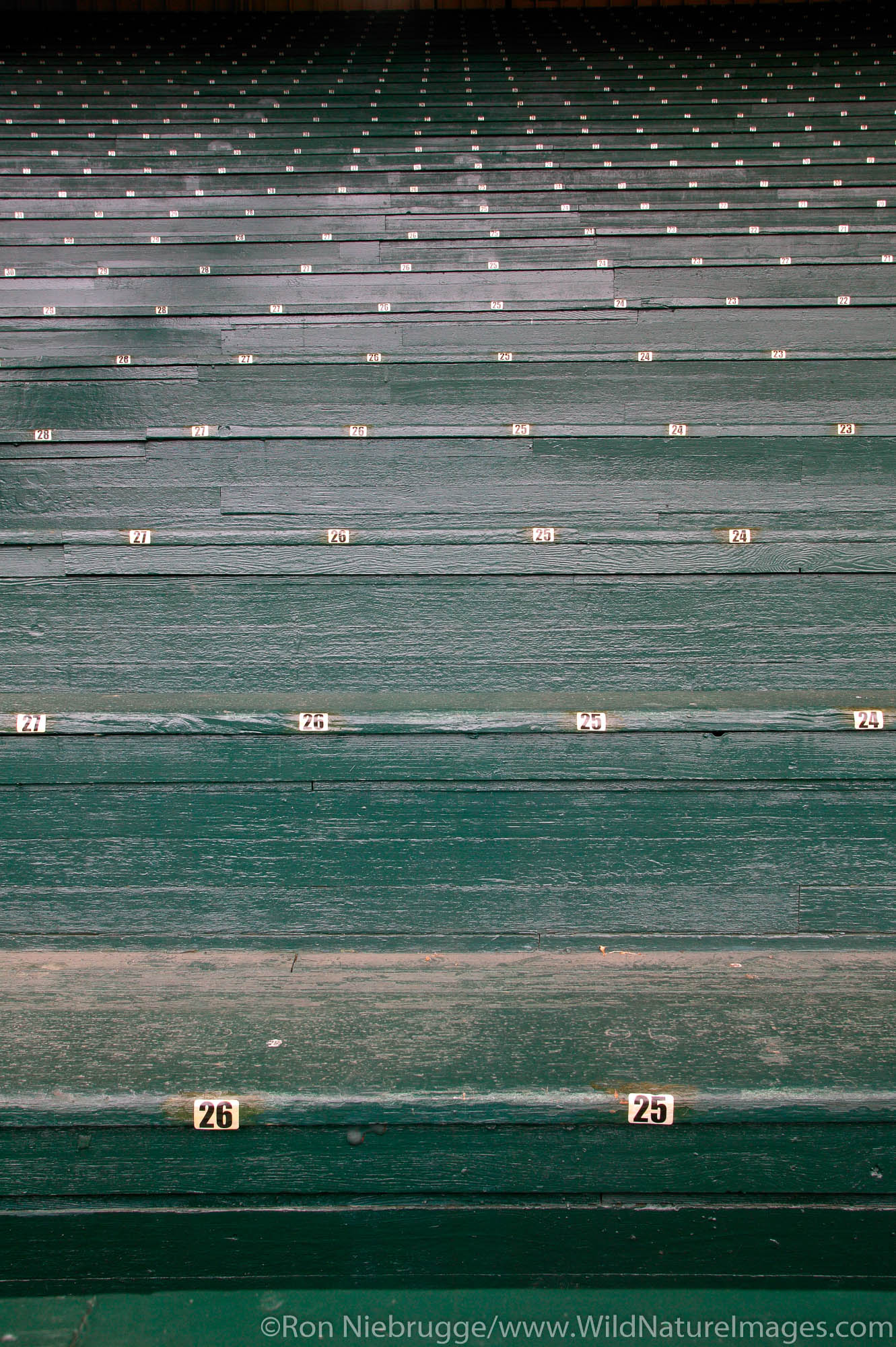 Seating at Hayward Field, University of Oregon in Eugene, Oregon.
