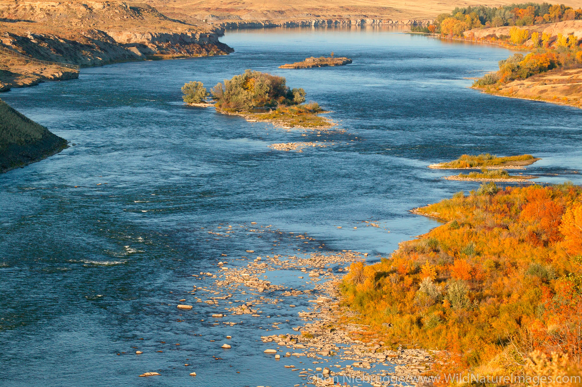 Missouri River, Great Falls, Montana.