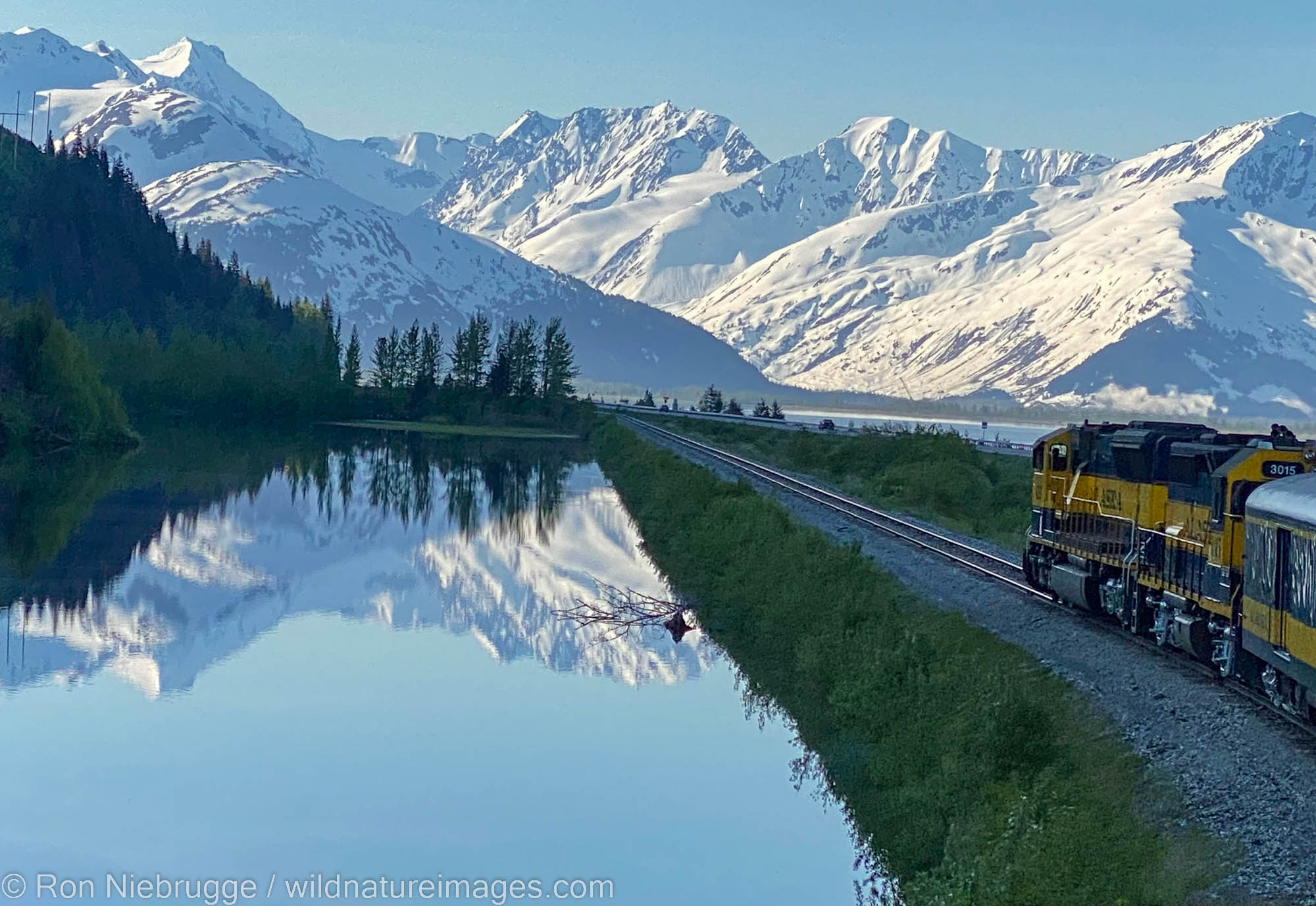 Alaska Railroad View from Alaska Railroad. Iphone.
