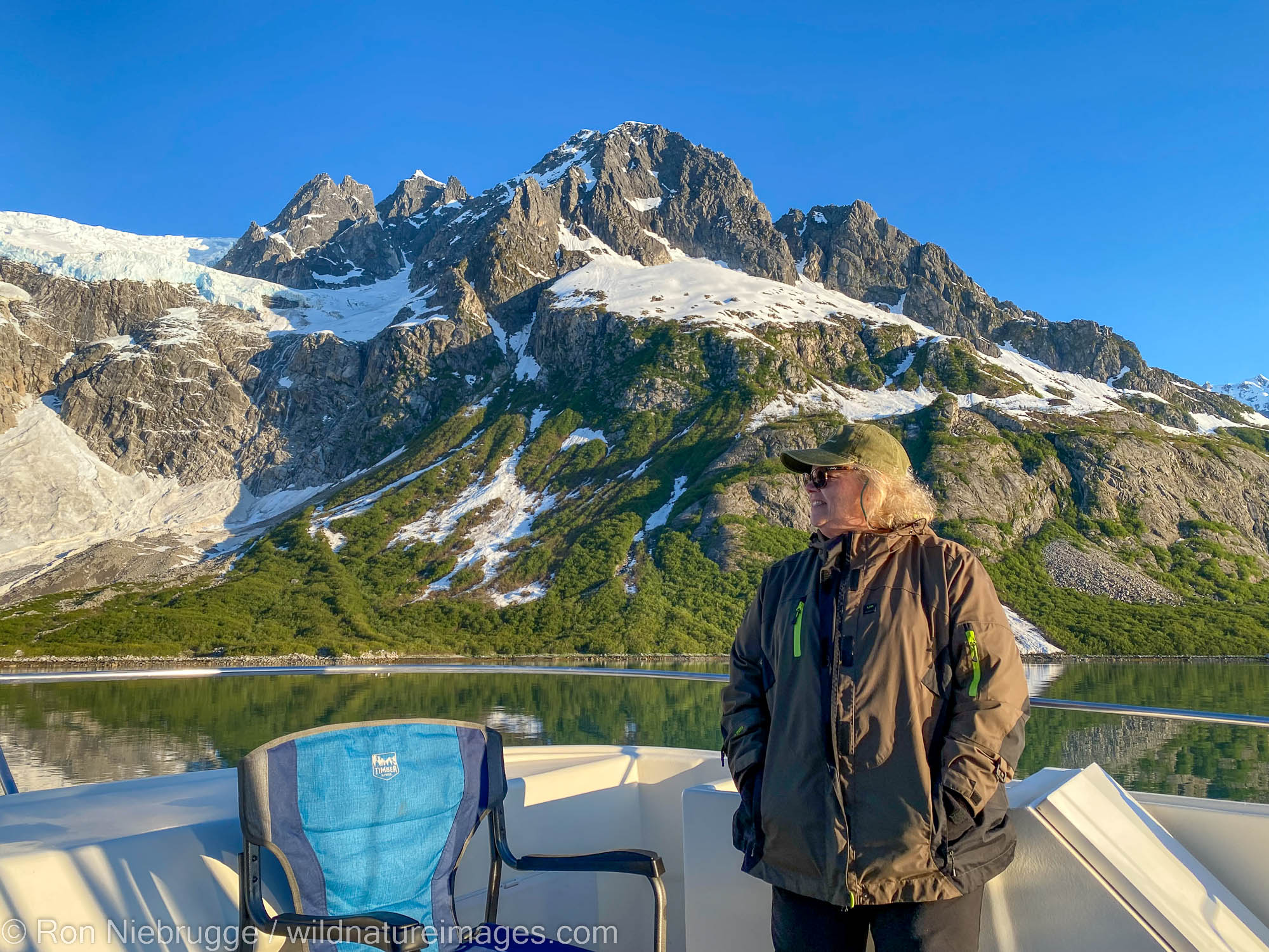 Taking in the morning view in Northwestern Fjord. IPhone.