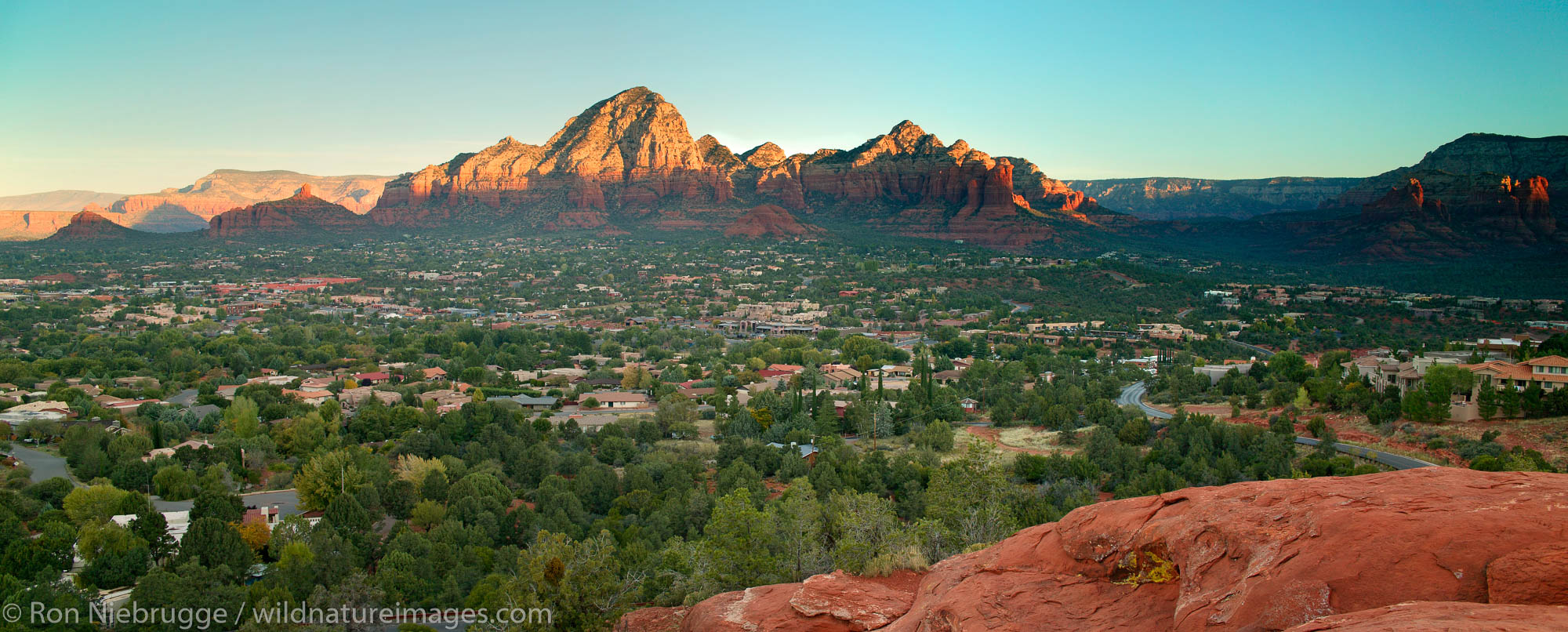 The town of Sedona, Arizona.